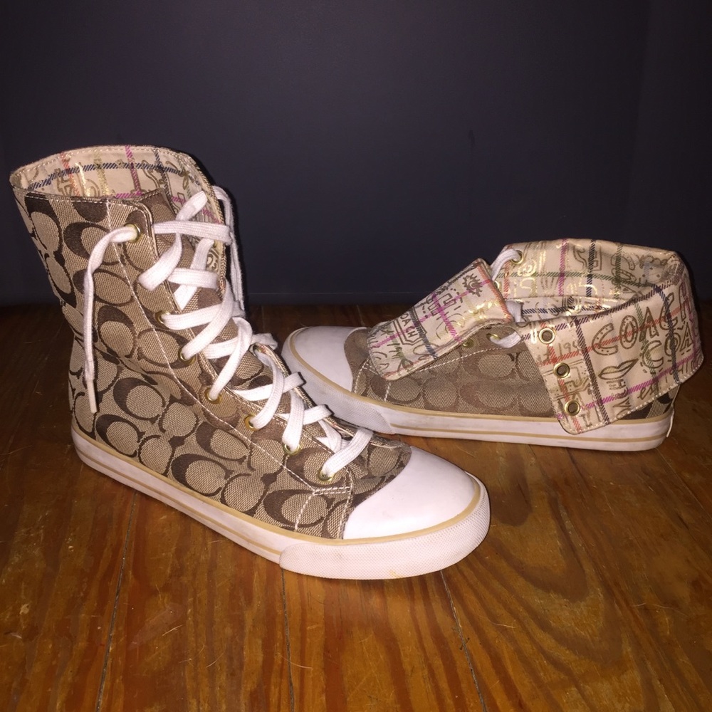 Coach high top sneakers